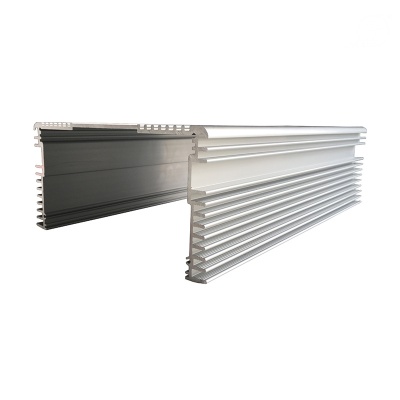 Fábrica de extrusión de aluminio Weyalu 6061 T6 Perfiles de radiador de intercambiador de calor de extrusión de aluminio cuadrado para la industria